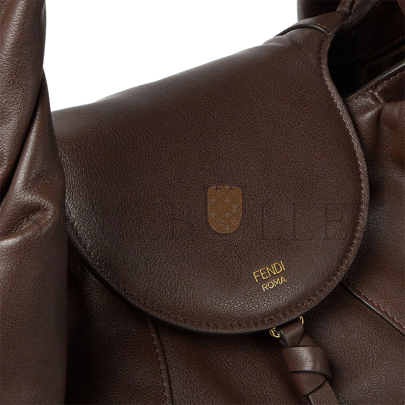 FENDI SPY DARK BROWN LEATHER BAG 8BR839AYCTF0L1B (48*22*20cm) FENDI SPY DARK BROWN LEATHER BAG 8BR839AYCTF0L1B (48*22*20cm)